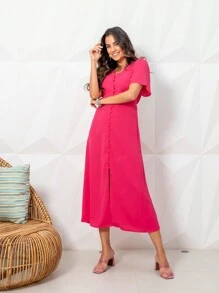 Women Dresses - 粉色 - 查看 5