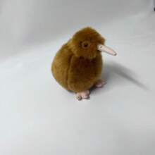 20cm逼真奇異鳥毛絨玩具,可愛的填充動物玩具,可以送給朋友當娃娃、揹包軟墊或生日禮物 - 棕色 - 查看 4