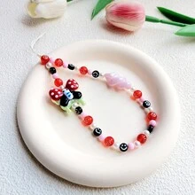 1 件時尚個性蝴蝶結設計手機掛繩