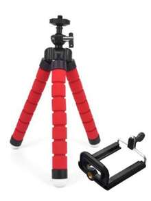 Tripie Flexible Base/ Soporte Para Celular Cámara - Rojo - Ver 2