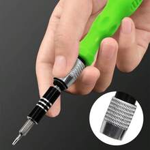 32合1精密螺絲刀套裝,迷你磁性多功能螺絲刀頭套裝,適用於手機、ipad、相機、星形六角手工具維修 - 軍綠色 - 查看 5