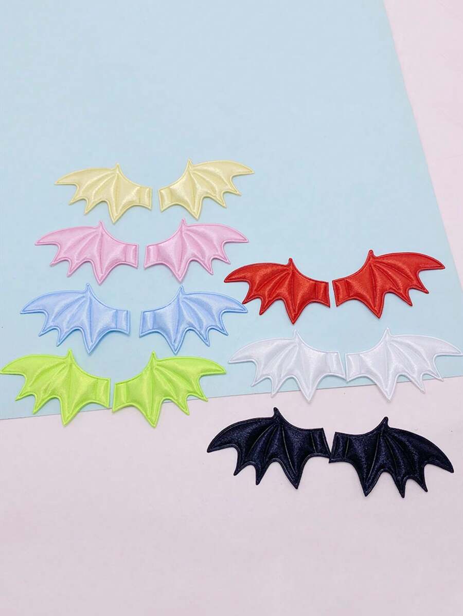 28 cái Tính hai mặt Felt Dơi Cánh Dây buộc tóc & Mũ Đồ trang trí Phụ kiện Cho Halloween Đạo cụ trang phục , Châu Âu và Châu Mỹ Phong cách - Nhiều màu - Xem 1