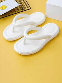 Eva Sandals, Sponch Design With Toe Separator, Non-Slip And Comfortable. - White - View 5
