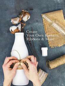 1 Roll Imitation Linen Roll Webbing Christmas Tree Decorative Ribbons for Crafts Floral Arrangements Ribbons Christmas Wired Ribbon Xmas Ribbon Gift Polyester Christmas Utenciles - Green - View 5