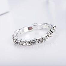 1 Piece Of Fashionable Color Ring Elastic Thread Ring Couple Can Be Combined To Automatically Adjust The Ring Jewelry Gift Daily Wear - Multicolor - View 6