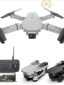 Drone Cuadricóptero Rc Plegable  Con Cámara - Gris - Ver 4