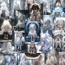 1 Pack Happy Mood Characters Graffiti Cross-Border Cartoon Figure Stickers DIY Children Following Suitcase Stickers - Multicolor - View 1