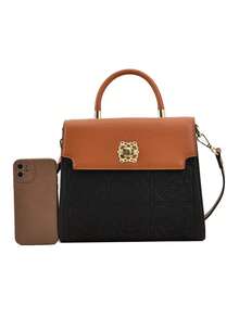 Dedoo Thời trang nhẹ nhàng mùa xuân và mùa hè, không khí, thêu sáng tạo thời trang, kết cấu cao cấp, sức chứa lớn, túi đeo chéo vai đi làm - Nhiều màu - Xem 6