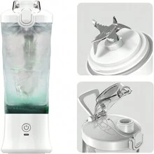 攜帶式攪拌機,個人尺寸攪拌機,搭配6片刀,20安士迷你攪拌機,適用於廚房、家庭、旅行