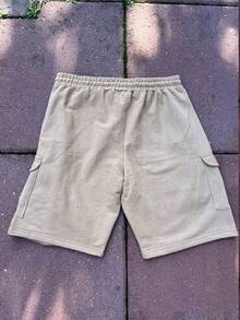 Men Sweatpants - 卡其色 - 查看 5