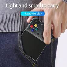 Miyoo Mini Plus V3 128gb 復古手持遊戲機 3.5 吋 Ips 高清螢幕經典電玩主機 Linux 系統遊戲模擬器附包 - 黑色-128GB - 查看 4