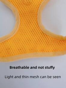1pc Cute Yellow Duck Chest/back Strap Dog Leash, Suitable For Small Dogs/cats For Daily Outdoor Walking - Yellow - View 9