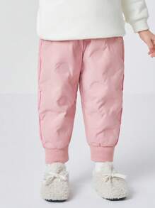 Balabala Tween Girl Fashionable Down Trousers - Pink - View 1