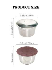 Stainless Steel Refillable Coffee Capsule Cups Reusable Coffee Pods For Dolce Gusto Machine - Wareset - View 4