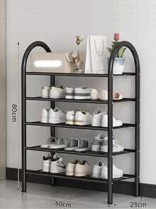 Zapatero organizador de 4 niveles Montaje rápido - Multicolor - Ver 3