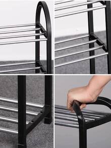 Zapatero organizador de 4 niveles Montaje rápido - Multicolor - Ver 5