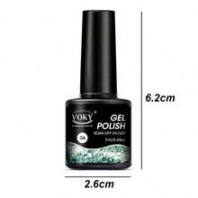 VOKY 6PCS 7ML New Year/Valentine'S Day Nail Glitter Nail Polish Set Gel Nail Polish Glue UV LED Soak Nail Gel Polish Polish Suitable For Nail Salon/Nail Artist/Nail Home /DIY/ Or Holiday Party Nail Gifts - Multicolor - View 5