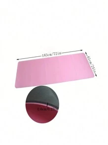 Foldable TPE Yoga Mat - Pink - View 7