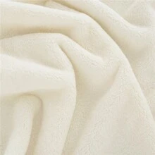 1 件白色兒童浴巾,新生嬰兒襁褓毯,珊瑚絨裹巾,適合男孩和女孩