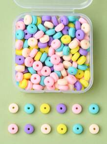 Approx. 226pcs/Box 6mm Soft Ceramic Beads Mix Colors Suitable For Jewelry Making - Multicolor - View 10