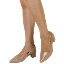 Women Heeled Sandals - 米色 - 查看 1