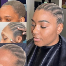 6 pcs wax stick wig tool set, 1 pc 2.7fl.oz  wax stick, 1fl.oz wig glue 1.3fl.oz  remover glue , 2 pcs hd wig caps, 1 pc wig elastic band  Christmas pink gift box set - 75g - View 8