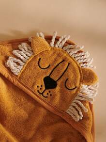 1pc Baby Towels Higher Quality Cartoon For Baby Bath 90x90cm - Khaki - View 5