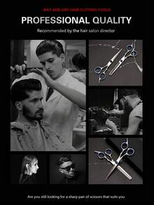 美髮剪套裝,理髮器,修髮剪,剪髮剪 - 彩色 - 查看 8