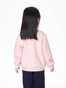 Annil Children's Wear Girls' Knitted Jacket Coat 2023 Spring New Fun Cute Butterfly Top