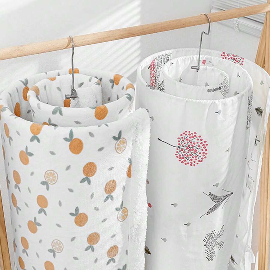 Estante Giratorio Para Secar Ropa En Espiral Para La Casa, Para El Balcón, Con Forma Redonda, Para Colgar Y Secar Sábanas, Fundas De Edredón, Fundas De Almohada Y Abrigos. Viene En Un Solo Empaque. - Plateado - Ver 1