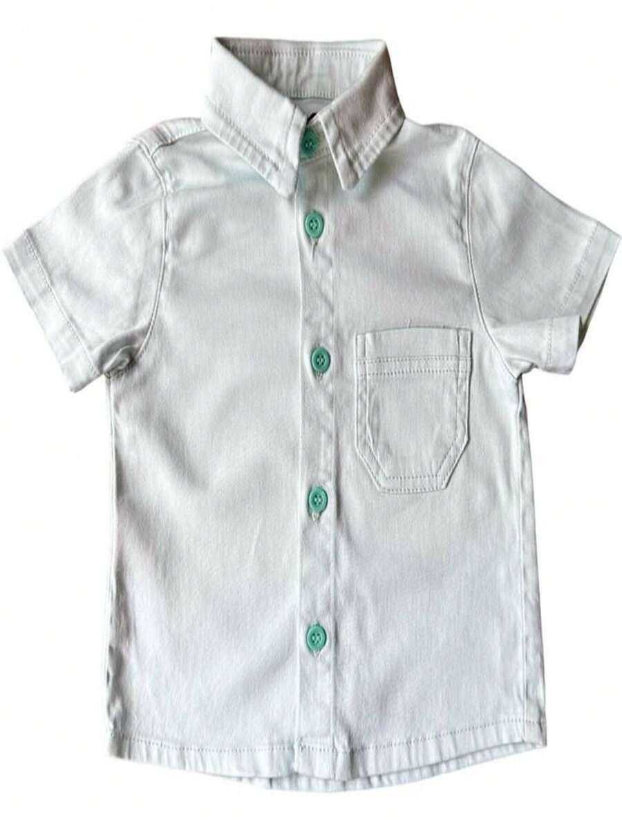 Young Boys Shirts - màu xanh lá - Xem 1