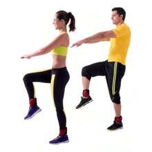 Pesa Polainas Tobillo Muñequeras 1.8kg  Body Fit - Rojo - Ver 4