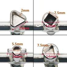 Multifunctional Portable Four Way Universal Triangular Wrench Key, Pipeline Device Key, Gas Meter Cabinet, Air Release Radiator Triangle - Black - View 6