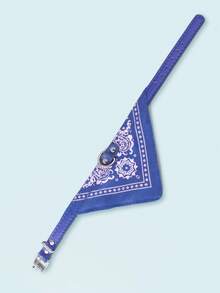 1 Miếng Da giả Chó Khăn rằn Dễ thương Có thể điều chỉnh Thú cưng Khăn quàng cổ Đối với Chó to Và Mèo , Và Gió Phong cách - Màu xanh lam - Xem 7