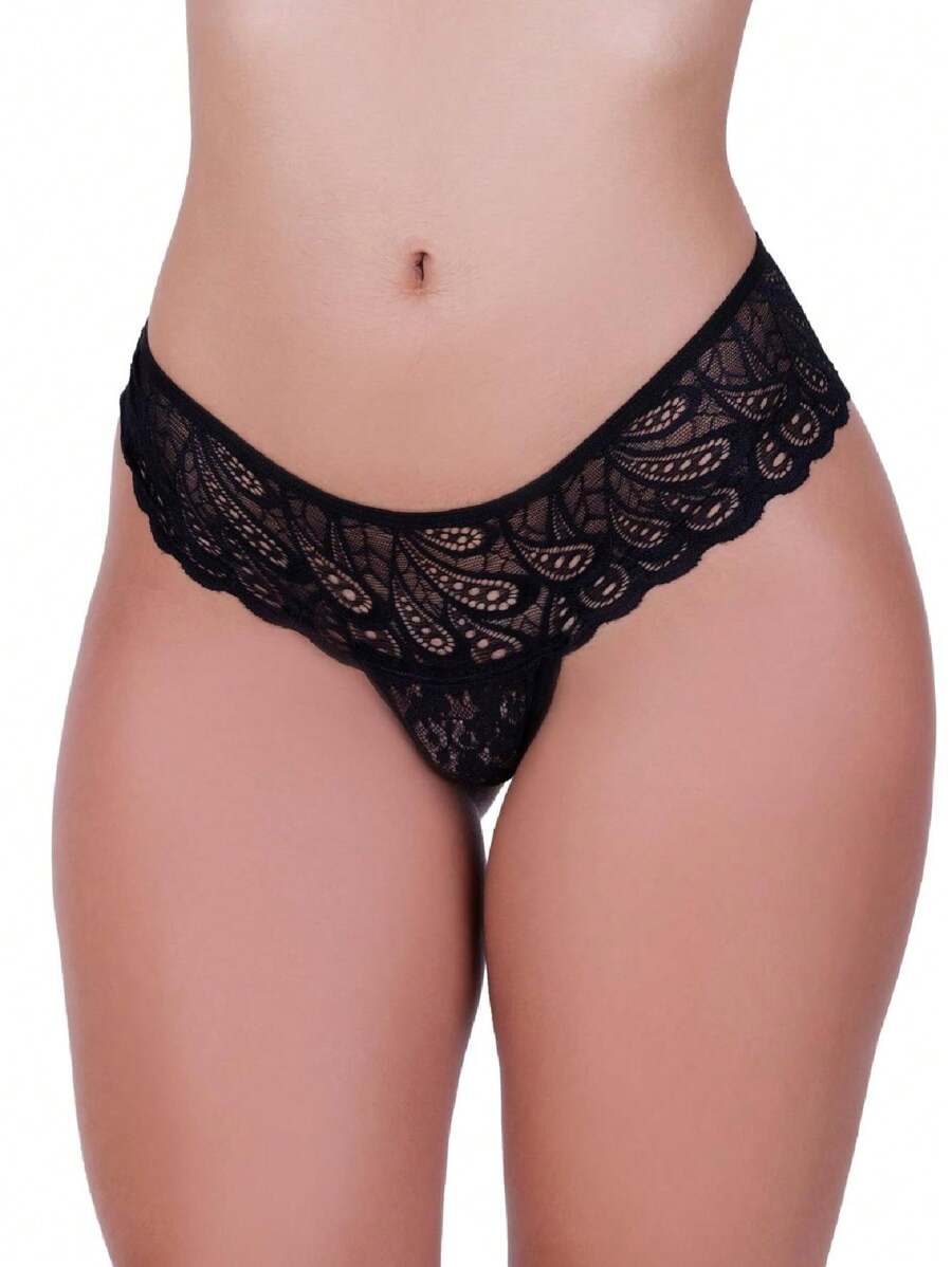 Women Thongs - màu đen - Xem 1