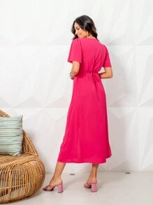 Women Dresses - 粉色 - 查看 8