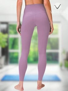 vetega Leggin Aligh Hign Rise Liso - Lila Púrpura - Ver 2