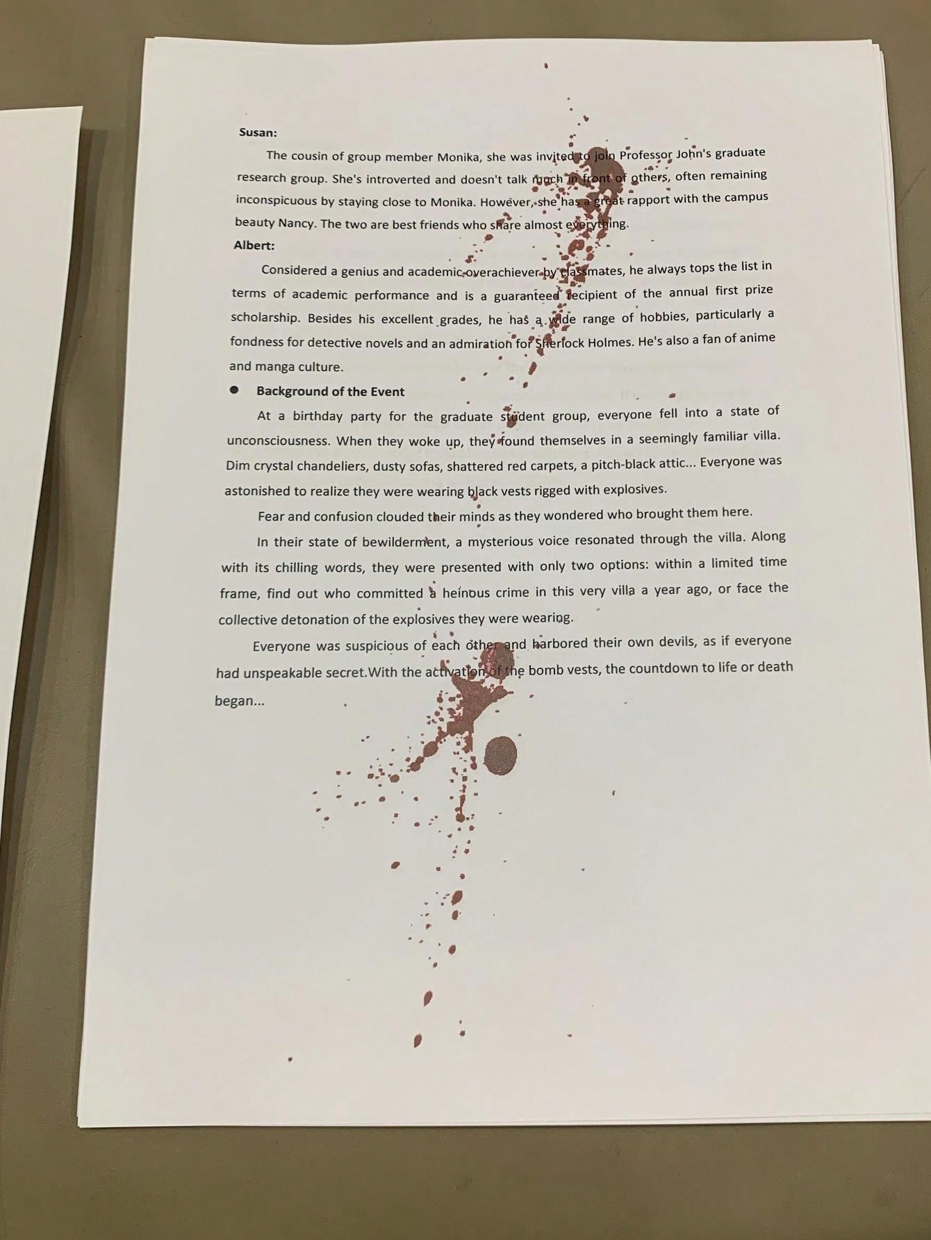 Juego De Misterio Sin Rolver De Unknown Assassin - Invtigación De Archivos De Casos - Pistas