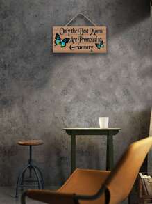 葛萊美木製招牌:為您的家居裝飾增添愛的色彩- 絕佳的母親節禮物!聖誕節、萬聖節、感恩節禮物 - 彩色 - 查看 6