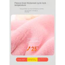 1件連帽圍巾熊手套帽,連帽圍巾帽,可愛的耳朵帽子,連帽保暖圍巾,可愛的熊手套圍巾