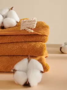 1pc Baby Towels Higher Quality Cartoon For Baby Bath 90x90cm - Khaki - View 4