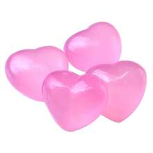1pc Candy Colored Heart Shaped, Light Sensitive Color-Changing, Creative Squeeze, Stretch, Decompression Toy, Valentine's Day Gift - White - View 5