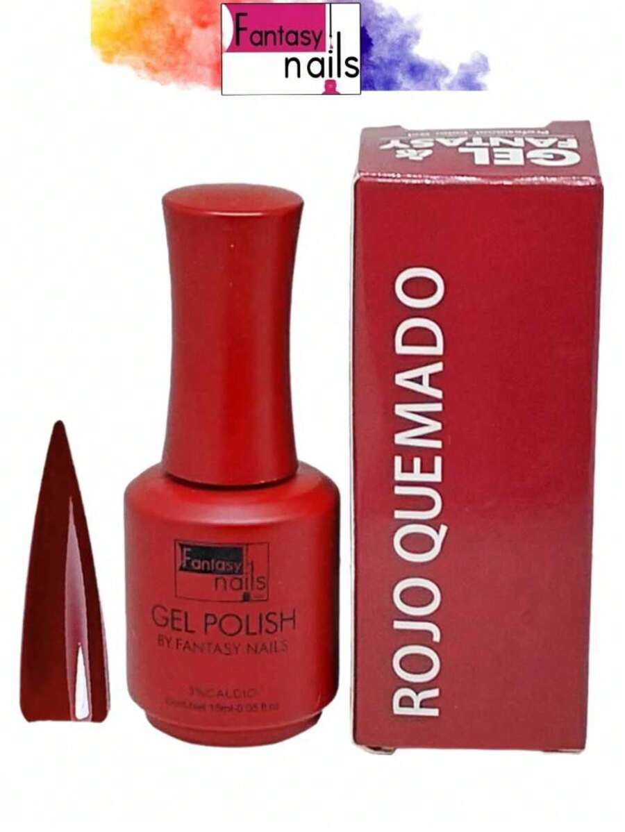 15ml Semi-Permanent Gel Polish 3 Steps Fantasy Nails - Red Violet - View 1