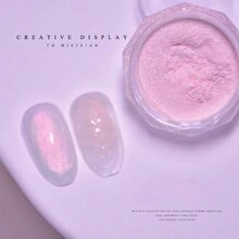 1盒聖誕指甲藝術顏料,包括珍珠、極光、鉻、全息鏡面效果,適合指甲藝術diy裝飾,是女孩子的最佳禮物