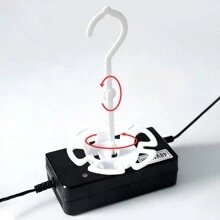 1入組電動自行車充電器防掉鉤,壁掛式充電器支架,讓充電線整潔,電動滑板車充電器掛鉤 - 白色 - 查看 7