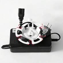 1入組電動自行車充電器防掉鉤,壁掛式充電器支架,讓充電線整潔,電動滑板車充電器掛鉤 - 白色 - 查看 8