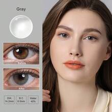 14.2mm Xám Màu sắc Tiếp xúc Sức lực Vẻ ngoài Tự nhiên tốt cho Ánh sáng Mắt - Xám - Xem 5