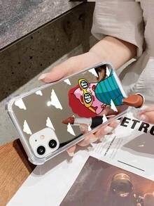 1入簡約風格太陽眼鏡設計亞克力電鍍鏡面手機殼，適用於iPhone - 彩色 - 查看 4