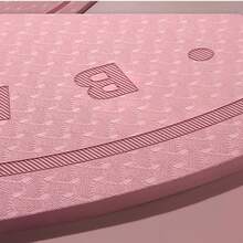 1 Pieza Tapete De Tpe Para Saltar La Cuerda Con Efecto De Absorción De Sonido Y Golpes Para Ejercicios En Interiores, Saltar La Cuerda, Baile, Yoga, Entre Otros. - Rosa - Ver 4