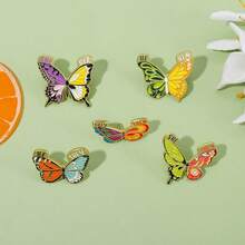 Men răng Kim loại Loại bướm Trâm cài , Đầy màu sắc Côn trùng Sơn , Đúng mốt & Cá nhân hóa Cho nam giới & Thích hợp Đối với Cái túi , Vòng cổ , Áo sơ mi , Đầm , Mũ , Khăn quàng cổ Hoặc Khác Phụ kiện - màu nâu - Xem 3